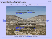 Tablet Screenshot of biblicalsamaria.org